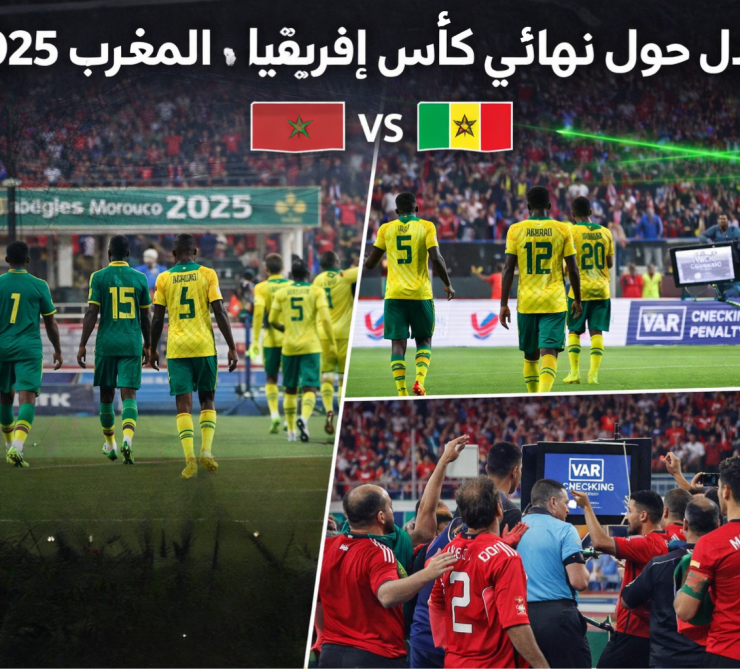 الجدل حول نهائي كأسإفريقيا المغرب 2025